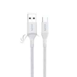 Epico Braided Cable 1,2 m USB-C to USB-A - biela 9915141100004