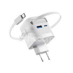 Epico UltraBoost Retractable GaN 65W adapt�r EA65c so zabudovan�m k�blom 9915101100230