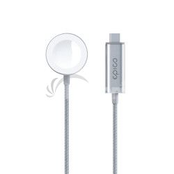 Epico USB-C Charger Apple Watch 1,2m - strieborn 9915112100063