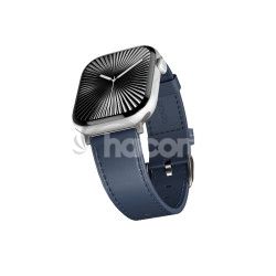 Epico Watch Strap Leather 42/44/45/49 - modr 9918131600005