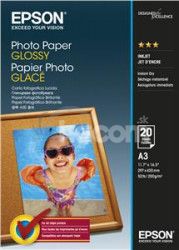 EPSON Photo Paper Glossy A3 + 20 listov C13S042535