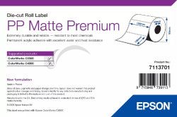 EPSON PP Matte Label Premium, Die-cut Roll, 105mm x 152mm, 185 Labels 7113701