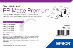 EPSON PP Matte Label Premium, Die-cut Roll, 105mm x 152mm, 800 Labels 7113702