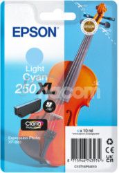 Epson Singlepack Light Cyan 250XL ink C13T16P54010