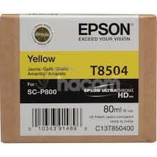 Epson Singlepack Photo Yellow T850400 UltraChrome HD ink 80ml C13T850400