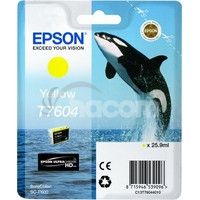 Epson T7604 Ink Cartridge Yellow C13T76044010