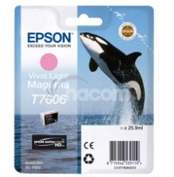 Epson T7606 Ink Cartridge Vivid Light Magenta C13T76064N10