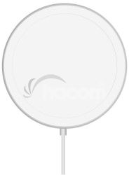 ER POWER Bezdrtov Magsafe nabjacia podloka 15W biela ERPWMS-WH