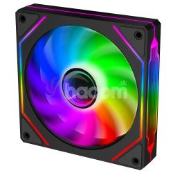 EVOLVEO 120UX-M, ventiltor, 120mm, 4pin molex, ARGB, master, ierny 120UX-M-ARGB-BK