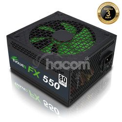 EVOLVEO FX 550, zdroj 550W ATX, 14cm, tich, 80+, bulk czefx550