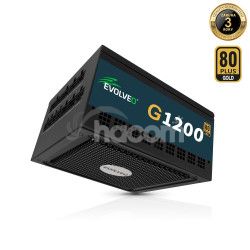 EVOLVEO G1200, 1200W/ ATX 3.1/ 80+ GOLD/ Modular CZE G1200-BK
