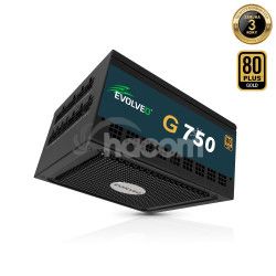 EVOLVEO G750,750W,ATX3.1,14cm,aPFC,80+GOLD,3YRW G750-BK