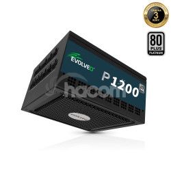 EVOLVEO P1200, 1200W/ ATX 3.1/ 80+ PLATINUM/ P1200-BK
