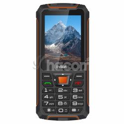 EVOLVEO StrongPhone Z6, vodotesný odolný Dual SIM telefón, èierno-oranžová SGP-Z6-BO