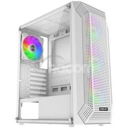 EVOLVEO Xenon, Midi Tower / 4x ARGB / mesh + sklo XENON-WH-4