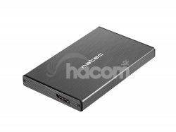 Extern box pre HDD 2,5 "USB 3.0 Natec Rhino Go, ierny, hlinkov telo NKZ-0941