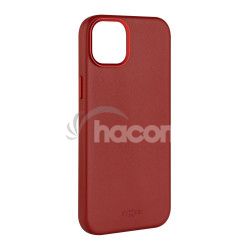 FIXED MagLeather ko�en� kryt iPhone 14, �erven� FIXLM-928-RD