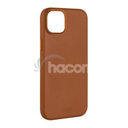 FIXED MagLeather ko�en� kryt iPhone 14, hned� FIXLM-928-BRW