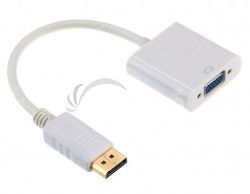 Gembird adaptr DisplayPort - VGA, M / F, white A-DPM-VGAF-02-W
