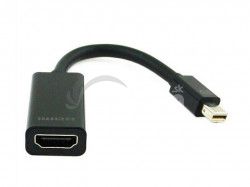 Gembird Adapter miniDP (M) - HDMI (F), ierny A-MDPM-HDMIF-02