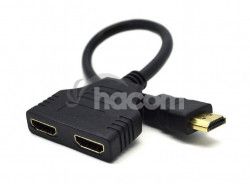 Gembird adaptr HDMI (M) na 2 x HDMI (F), kbel, pasvna rozdvojka DSP-2PH4-04