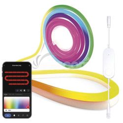 GoSmart Flexibiln� LED p�sik NEON biely, 3 m, 23 W, RGBIC stmievate�n�, WiFi ZPW313I