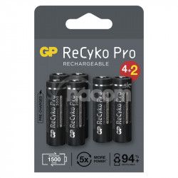 GP nabjacie batrie ReCyko Pre AA (HR6) 4 + 2pp 1033226200