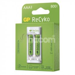 GP nabíjačka batérií Eco E211 + 2 × AAA REC 800 1604821111