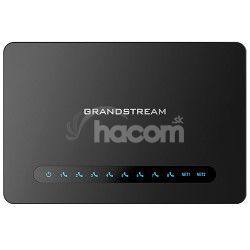 Grandstream HT818 V2 (ATA), 8x FXS, 2 SIP profily, 1x Gbit LAN, NAT router, 3-cestn konf. HT818_V2