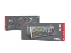 Herná klávesnica Genesis Rhode 500 RGB, CZ / SK layout, 7-zónové RGB podsvietenie NKG-1620