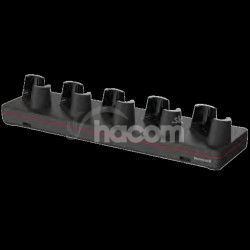 Honeywell CT70 5-bay Net Base, pre Ethernet a recharging, a 5pcs CT70, p.supply, no cord CT70-5NB-UVX-0