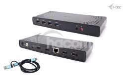 i-tec USB 3.0/USB-C/Thunderbolt, 2x HDMI Docking Station, PD 85W CADUALHDMIDOCKPD
