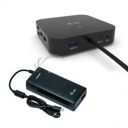 i-tec USB-C HDMI DP Docking Station with Power Delivery 100 W + i-tec Universal Charger 112W C31HDMIDPDOCKPD100