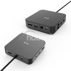 i-tec USB-C HDMI Dual DP Docking Station, Power Delivery 100W + zdroj 112W C31TRI4KDPDPRO100