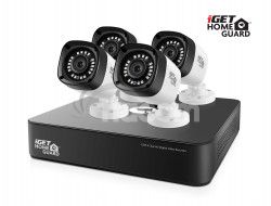 iget HGDVK46704P - Kamerový CCTV set HD 720p, 4CH DVR rekordér + 4x HD 720p kamera, Win / Mac / Andr / iOS HGDVK46704P