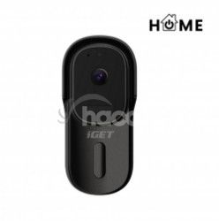 iGET HOME Doorbell DS1 Black - WiFi batériový videozvonček, FullHD, obojsmerný zvuk, CZ aplikácie DS1 Black