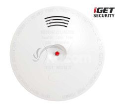 iGET SECURITY EP14 - bezdrt. senzor dymu, norma EN14604:2005, samostatn alebo pre alarm M5 EP14