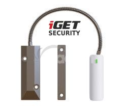 iGET SECURITY EP21 - senzor na elezn dvere/okn/vrta pre alarm M5, vdr batrie a 5 rokov EP21
