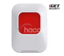iGET SECURITY EP24 - vntorn sirna napjan batriou + USB portom, pre alarm M5 EP24