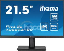 22" iiyama XU2292HSU-B6: IPS, FHD, HDMI, DP, repro XU2292HSU-B6