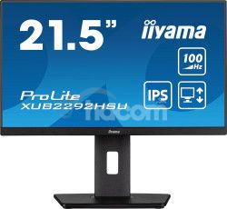 22" iiyama XUB2292HSU-B6: IPS, FHD, HDMI, DP, HAS, repro XUB2292HSU-B6