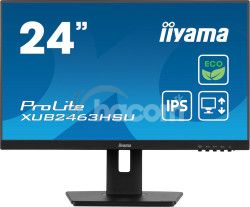 24" iiyama XUB2463HSU-B1: IPS, FHD, HDMI, DP, HAS XUB2463HSU-B1