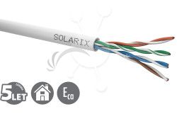 Intalan kbel Solarix CAT5E UTP PVC 1000m / pli SXKD-5E-UTP-PVC