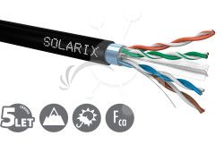 Vonkajie int. Kbel Solarix CAT6 FTP PE 500m drt SXKD-6-FTP-PE
