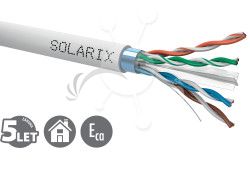 Intalan kbel Solarix CAT6 FTP PVC 500m / pulka SXKD-6-FTP-PVC