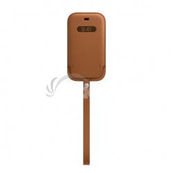 iPhone 12 mini Leather Sleeve wth MagSafe S.Brown MHMP3ZM/A
