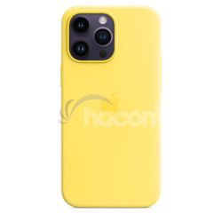 iPhone 14 Pre Max Silicone Case with MS - C.Yellow MQUL3ZM/A