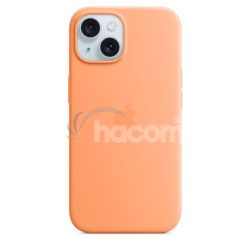 iPhone 15 Silicone Case with MS - Orange Sorbet MT0W3ZM/A