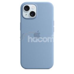 iPhone 15+ Silicone Case with MS - Winter Blue MT193ZM/A