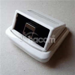 Jednozsuvka ABB TANGO 1xRJ45 cat6 STP biela